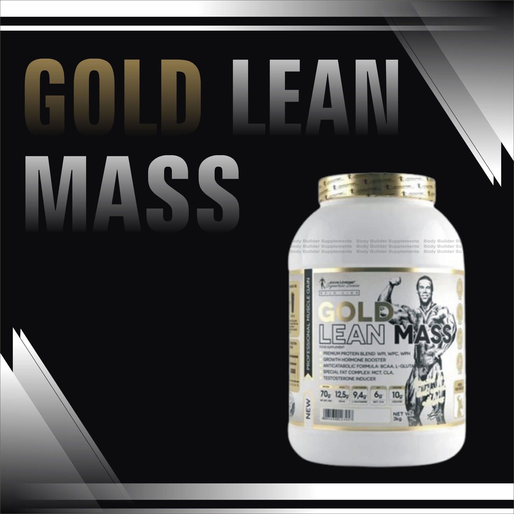 Gold Lean Mass – Advanced Muscle Gainer Box | Build Lean Size & Strength