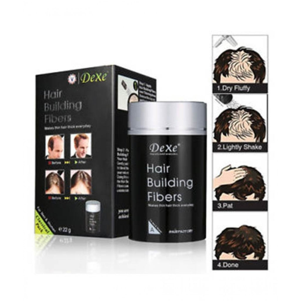 Hair Building Fiber – Instant Thick, Full & Natural-Looking Hair