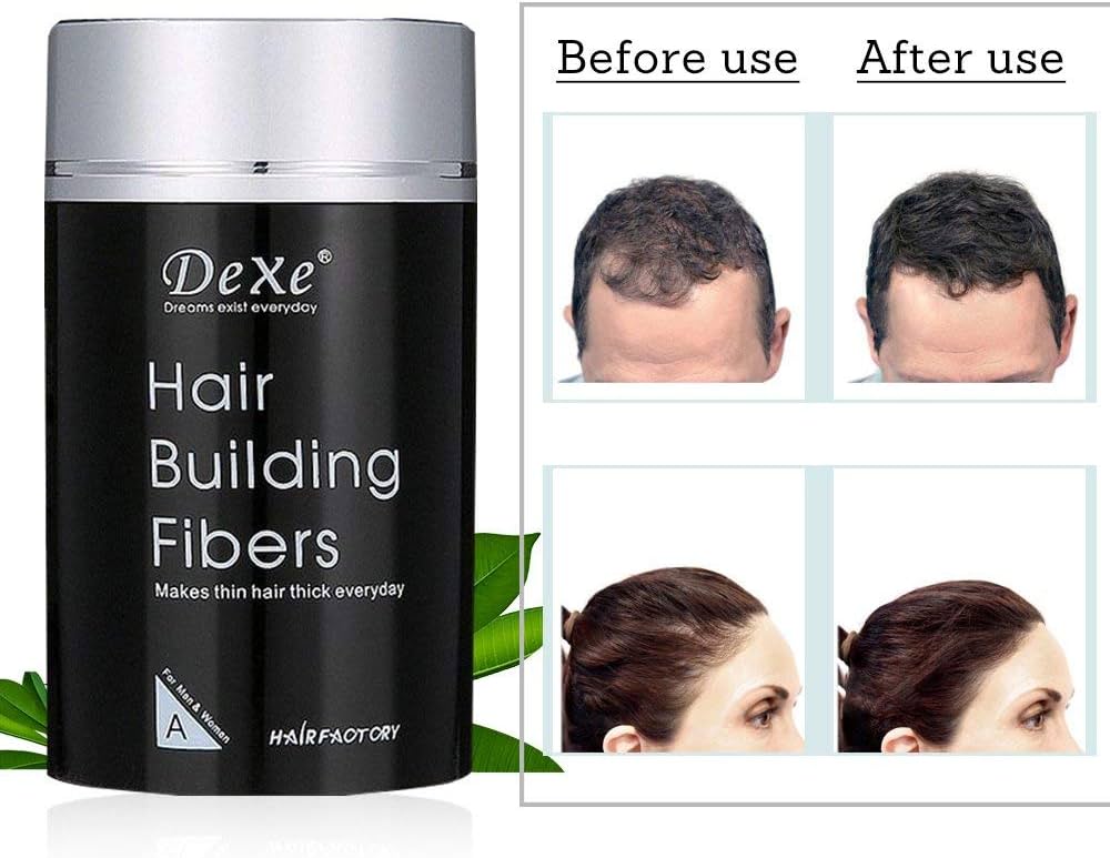 Hair Building Fiber – Instant Thick, Full & Natural-Looking Hair